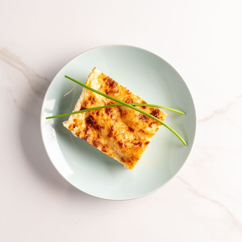 Lasagne au potimarron et champignon au munster